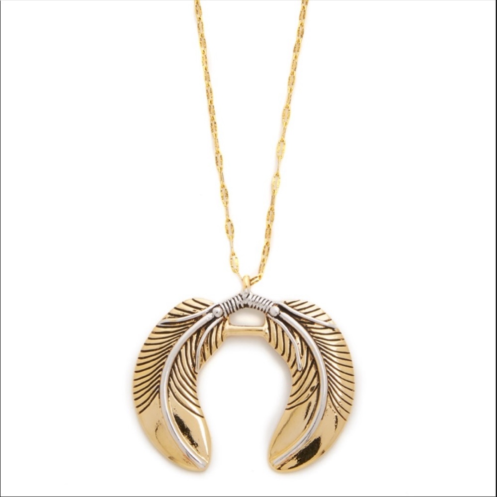 Vanessa Mooney gold winged necklace. NWT.